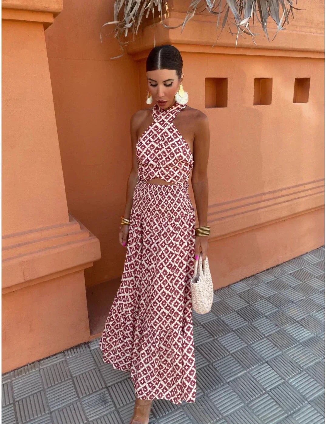 Raffaella™ | Elegant Off-Shoulder Dress for a Refined Look