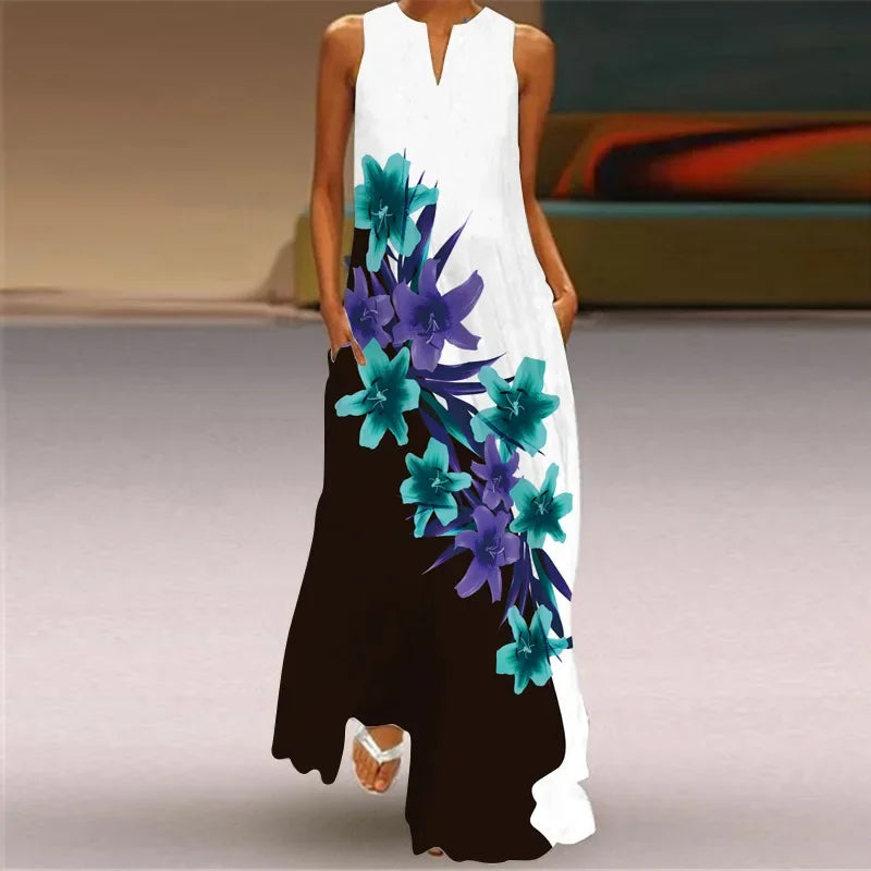 Aurelia | A-Line Butterfly Floral Dress