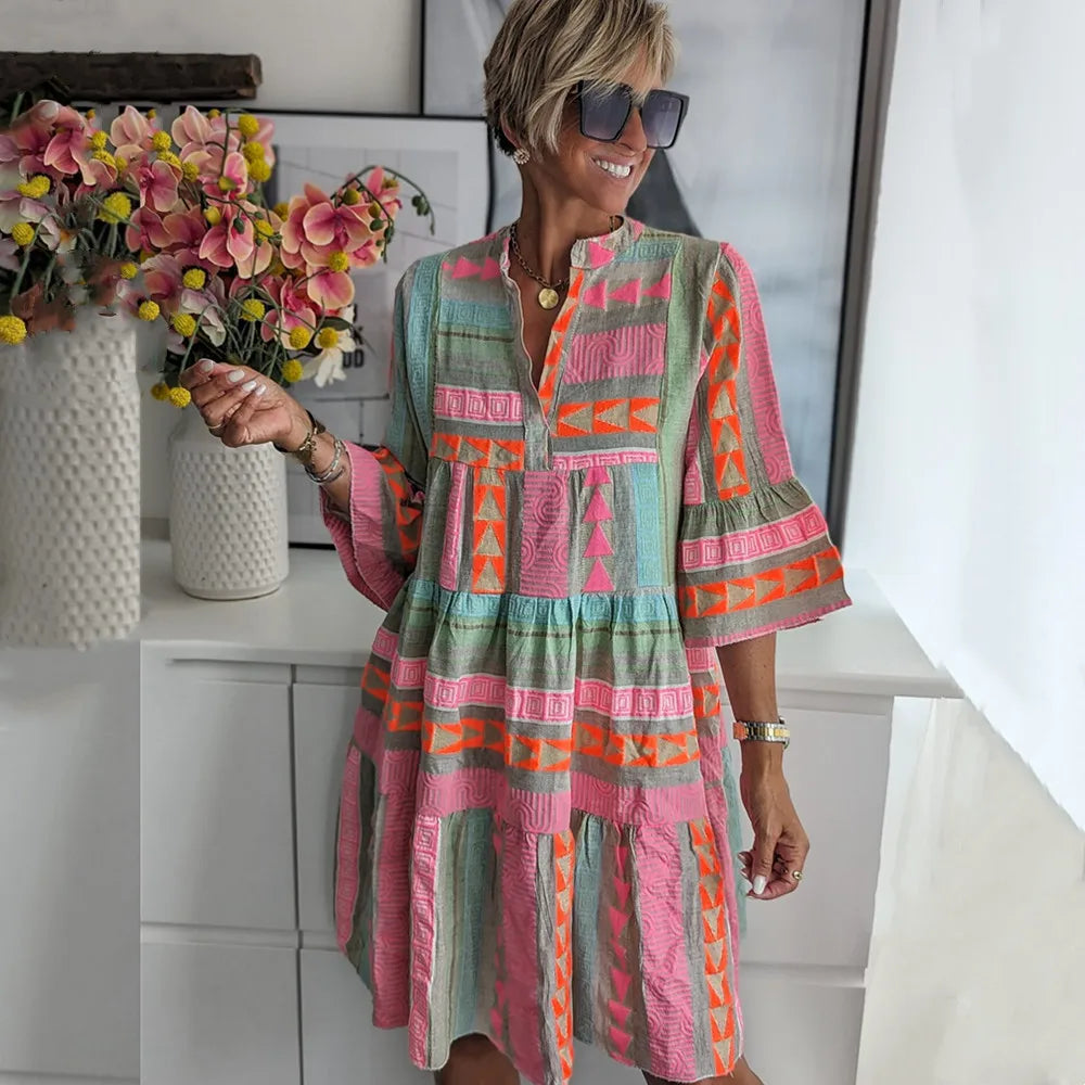 Sienna | Boho Mini Dress