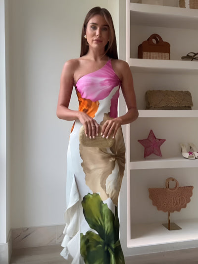 Birgit™ | Elegant One-Shoulder Dress
