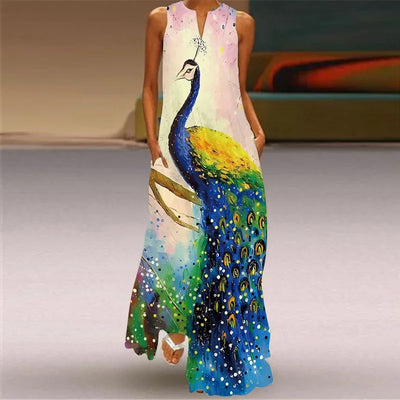 Aurelia | A-Line Butterfly Floral Dress