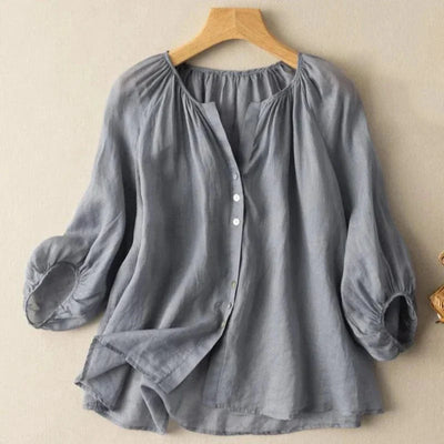 Arla Linen Blouse