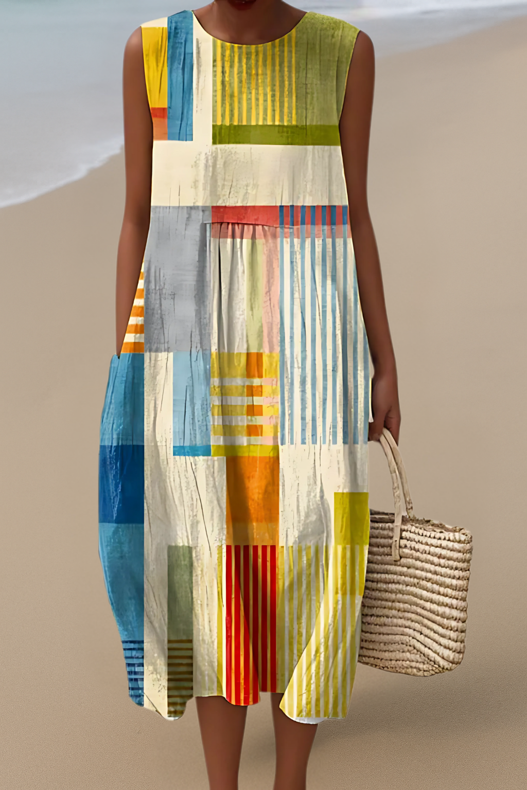 Alexa | Sleeveless Dress – Simple Charm for Sunny Days
