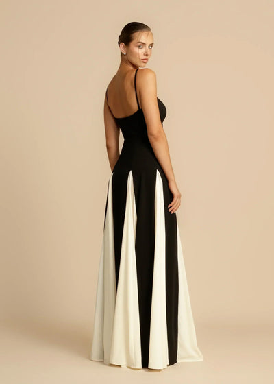 Ariane™ | Black and White Dress