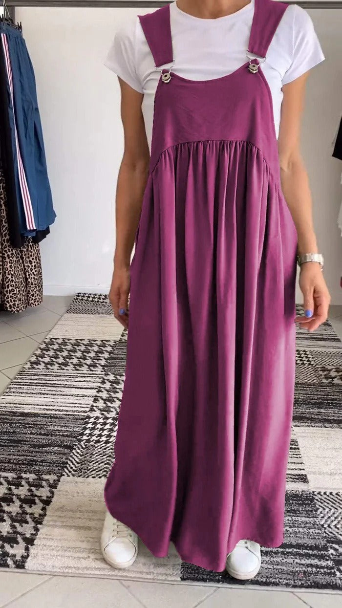 Alice | Casual Solid Strap Dress