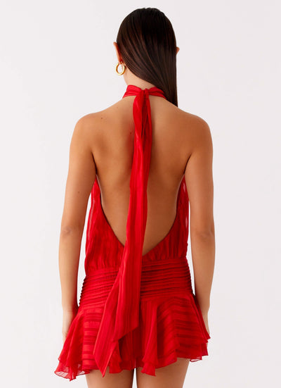 SERENELLA | Mini Dress with Beads and Chiffon