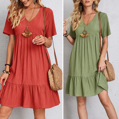 Wioletta | Elegant Dress Concealing the Stomach