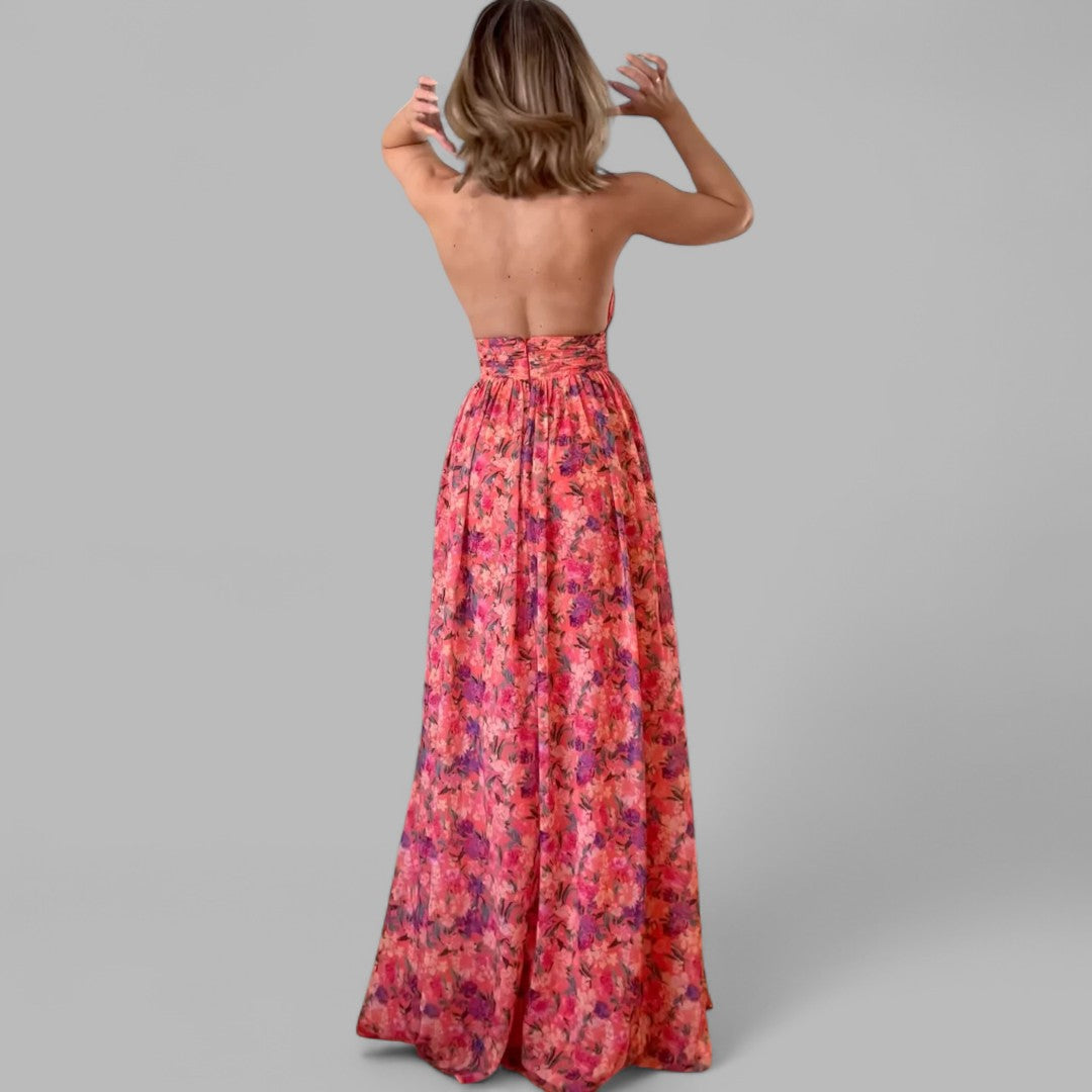 Elena | Backless Maxi Dress