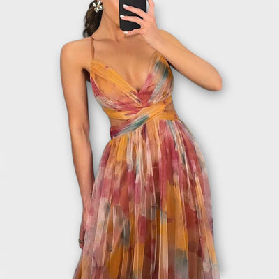 Anna™ | Maxi dress with tailored bodice