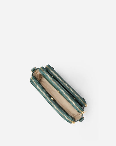 Sleek Three-Layer Crossbody Bag
