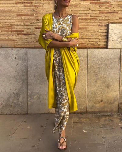 Chloé | Elegant Two-Piece Costume with Vintage Print