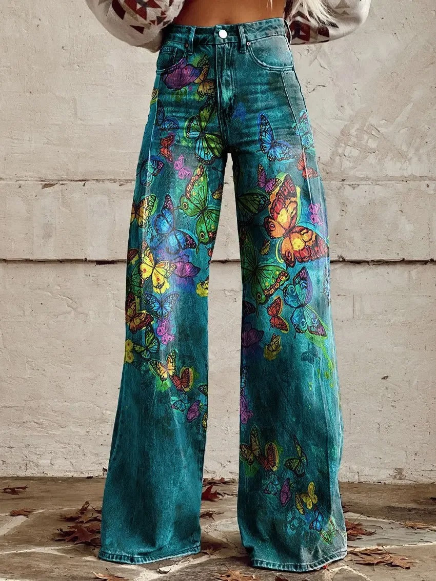 Olivia™ - High Waisted Wide Leg Trousers