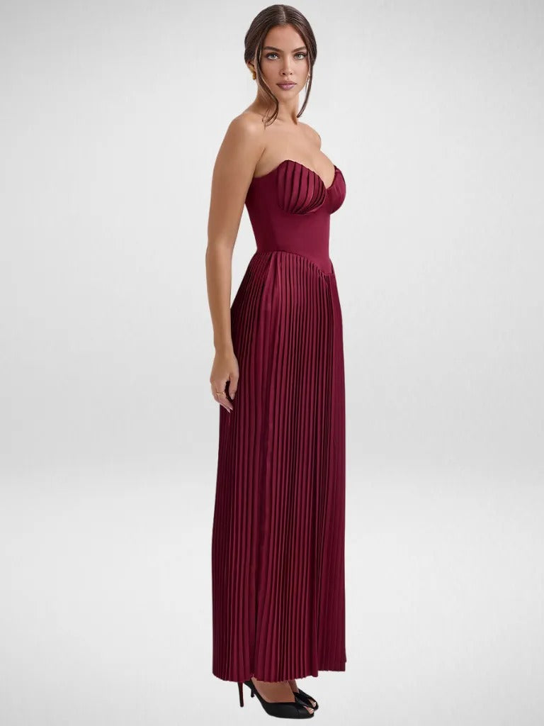 Belle™ | Evening Dress with Elegant Neckline