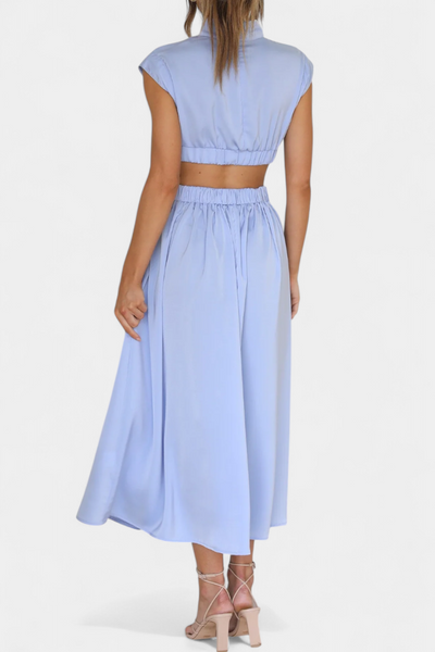 Bérénice | Side-Slit Dress Ensemble