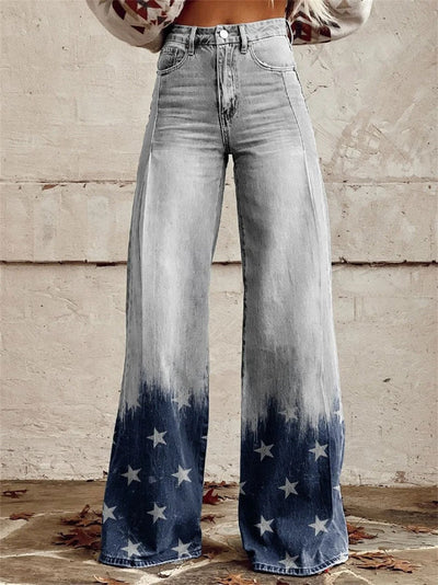 Mia™ - High Waisted Wide Leg Trousers