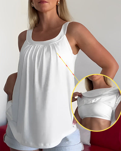 Séverina | Pleated Strapless Top in Solid Colour