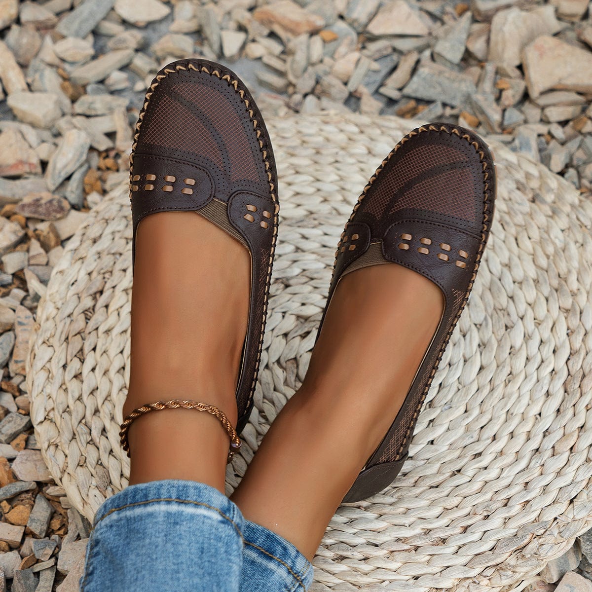 Alma Vintage Leather Loafers