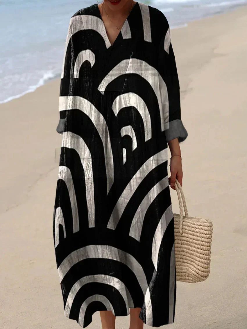 Aurora | Art Inspired Cotton Dress  Natural Beauty That Captures Attention