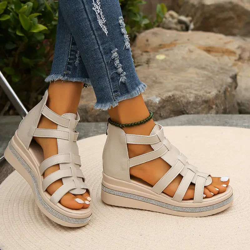 Yana™ | Elegant Wedge Sandals
