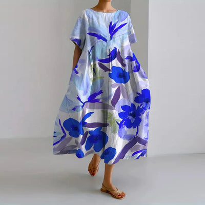 VALENTINE | Summer Floral Dress with a Flattering Cut and Freedom of Movement