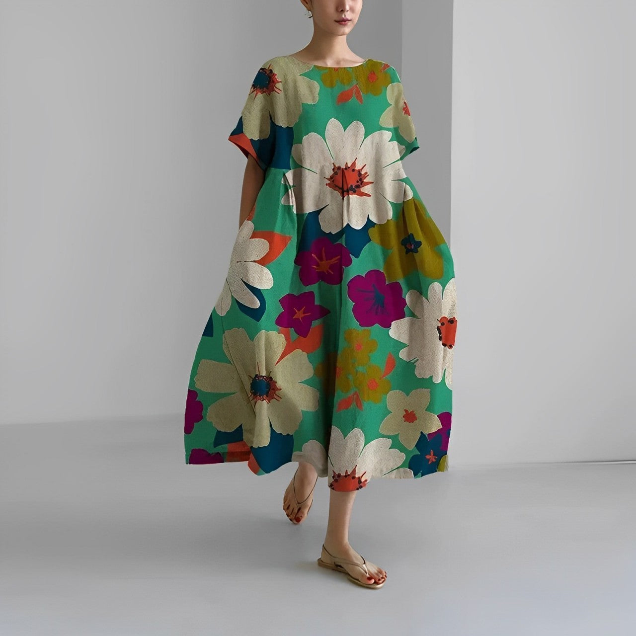 Amelia - Floral Bohemian Dress