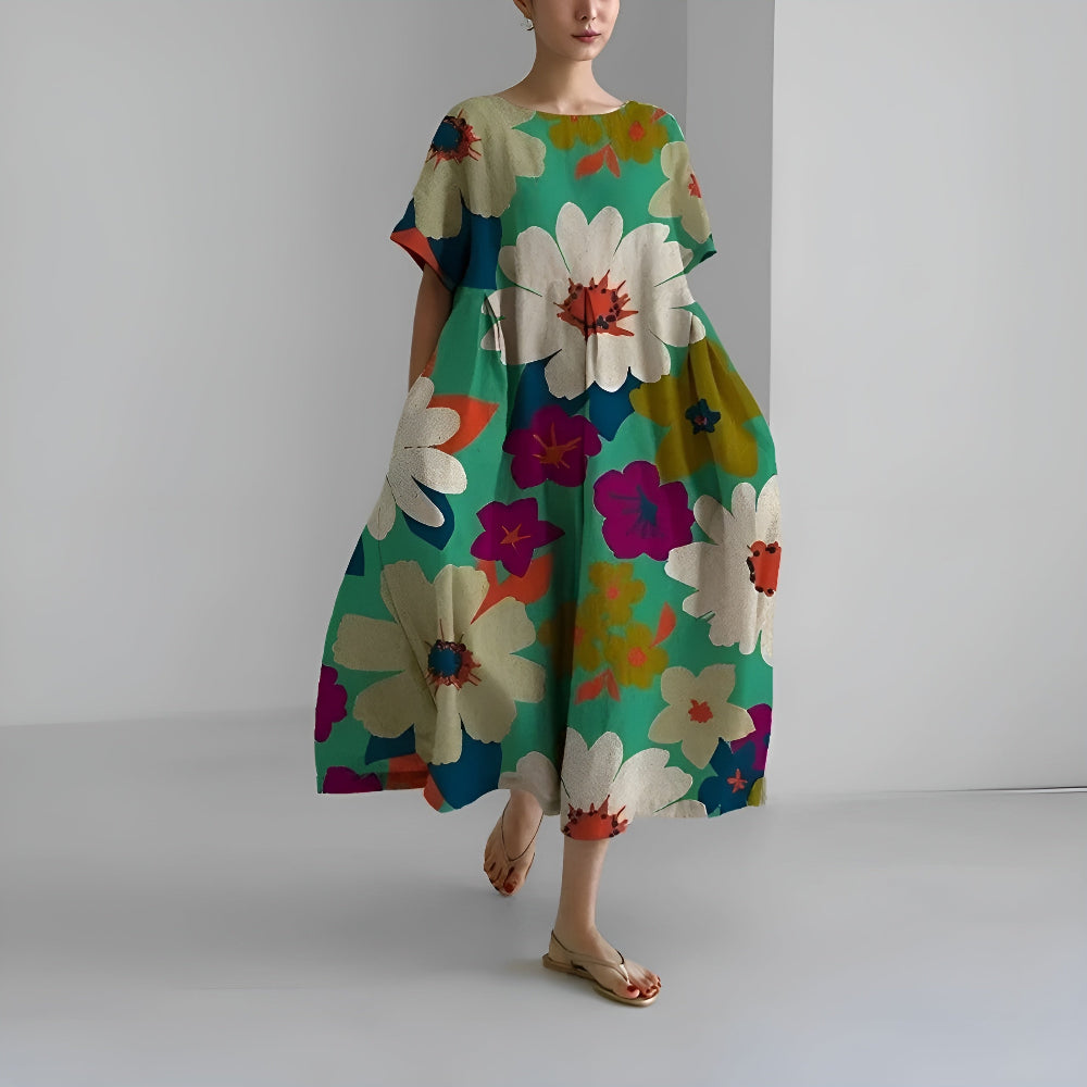 Amaya™ | Bohemian Floral Dress