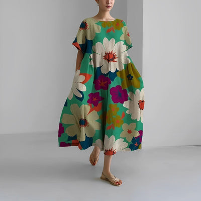 Amelia - Floral Bohemian Dress