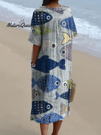Édolie | Graphic Fish Dress