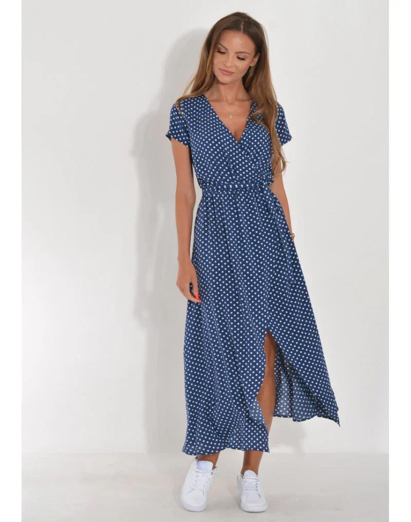 Suzanne | Elegant V-Neck Dress