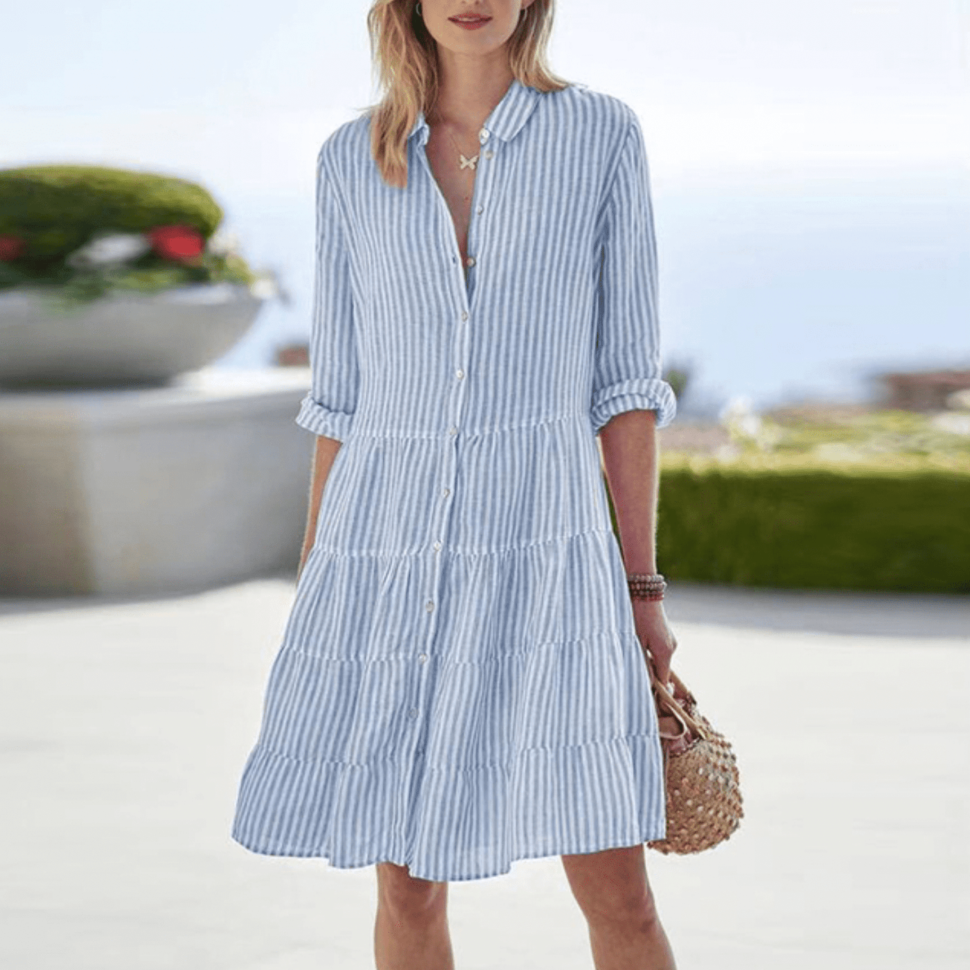 Bonny | Breezy Striped Dress
