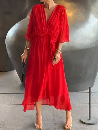 Alice | Elegant V-Neck Dress
