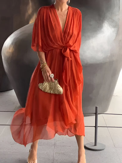 Alice | Elegant V-Neck Dress