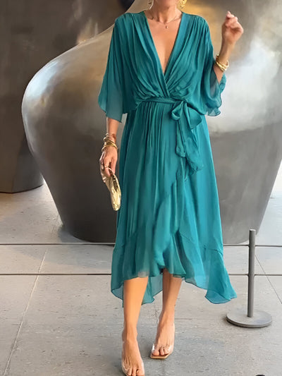 Alice | Elegant V-Neck Dress