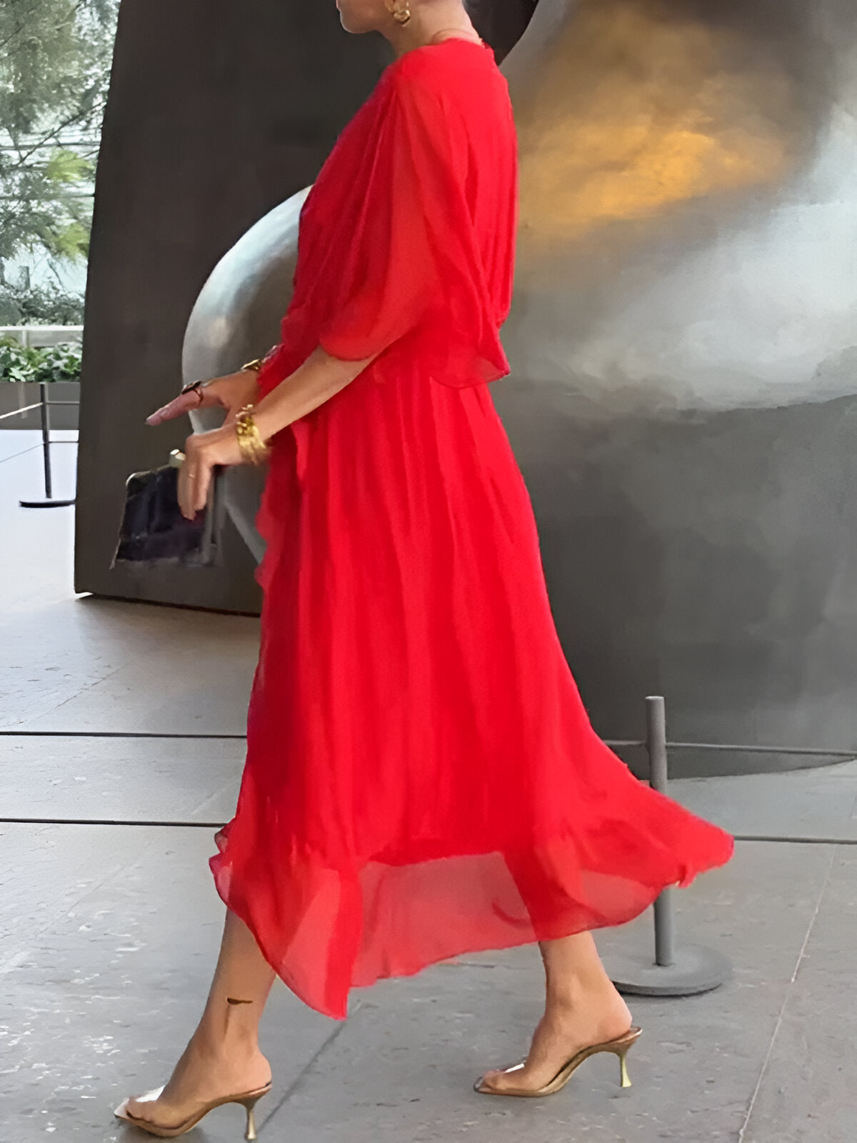 Alice | Elegant V-Neck Dress