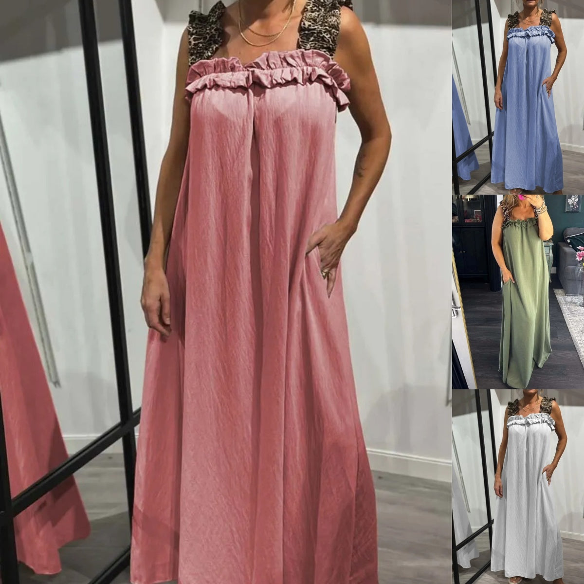 Tabea | Casual Sleeveless Dress with Pockets