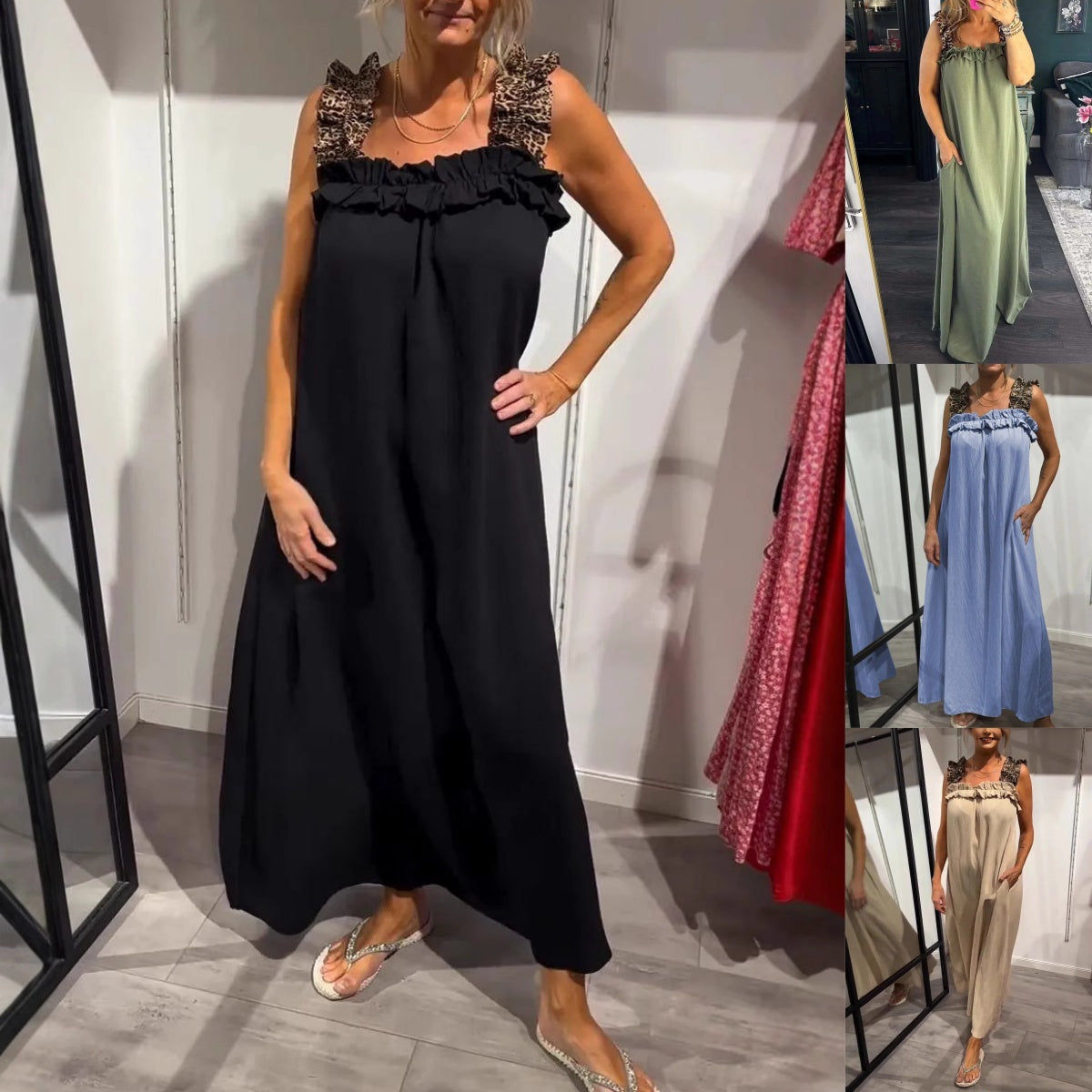 Tabea | Casual Sleeveless Dress with Pockets