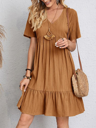 Wioletta | Elegant Dress Concealing the Stomach