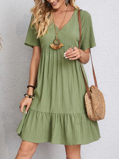 Wioletta | Elegant Dress Concealing the Stomach