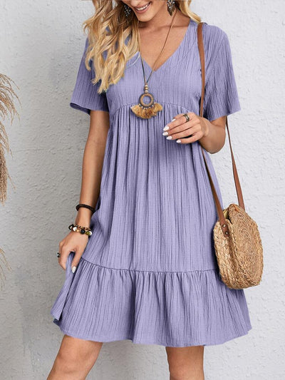 Wioletta | Elegant Dress Concealing the Stomach