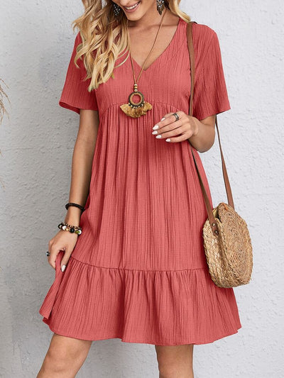 Wioletta | Elegant Dress Concealing the Stomach