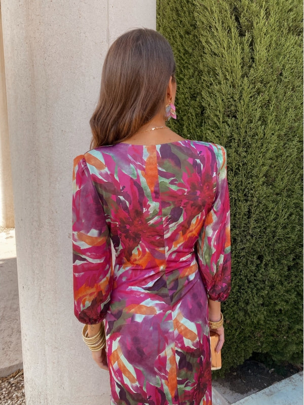 Florie™ | Elegant Cut-Out Midi Dress for Breezy Summer Days