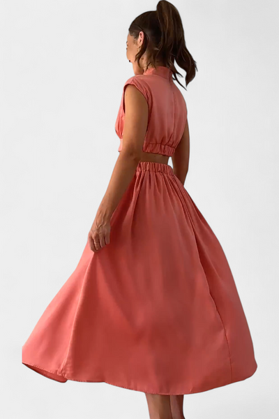 Bérénice | Side-Slit Dress Ensemble
